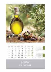 KALENDARI COLOR MASLINE RUJAN
